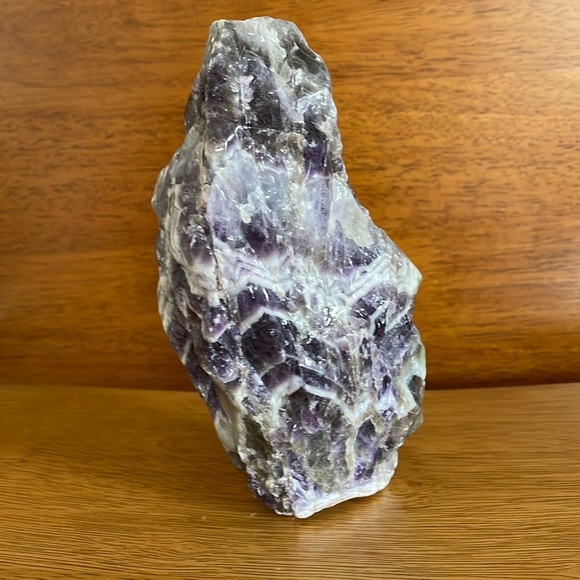 Beautiful Natural Freestanding Chevron Amethyst Crystal - Picture 2 of 7